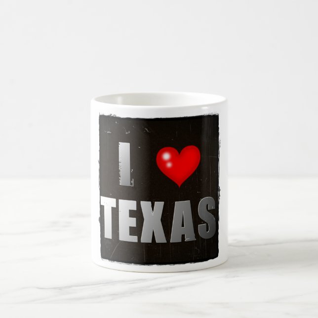 I (Herz) Texas Tasse! Kaffeetasse (Mittel)