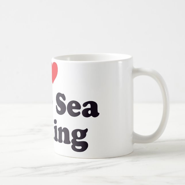 I Herz-Tiefsee-Fischen Kaffeetasse (Rechts)
