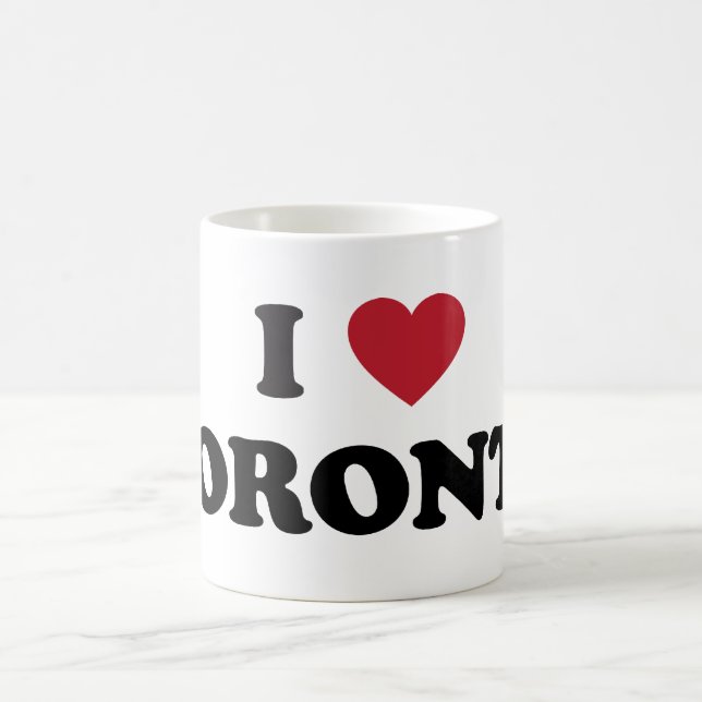 I Herz Toronto Kanada Tasse (Mittel)