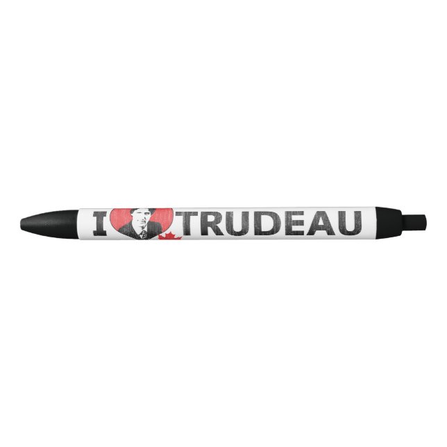 I Herz Trudeau Kugelschreiber (Vorderseite)