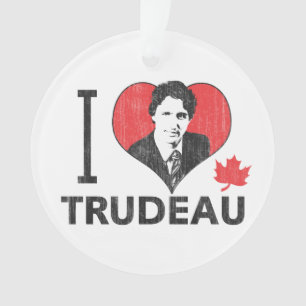 I Herz Trudeau Ornament