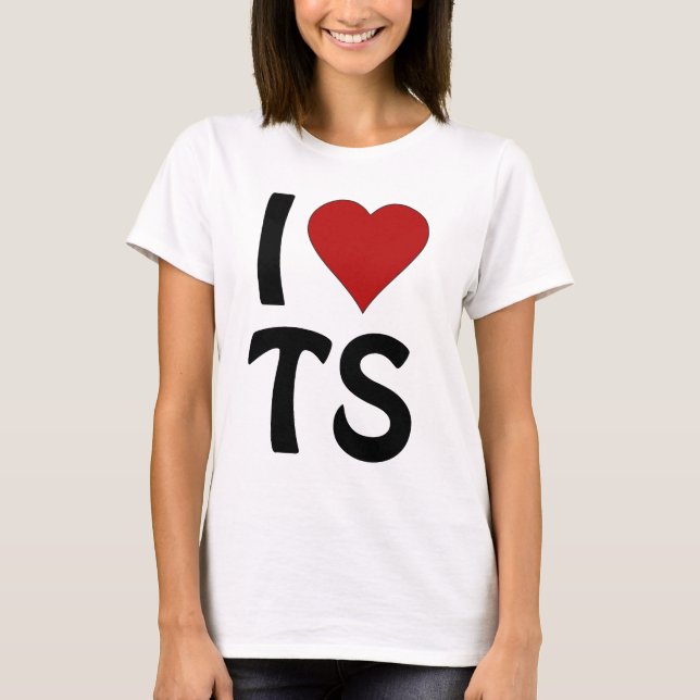 I Herz TS T-Shirt (Vorderseite)