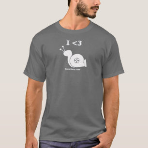 I Herz-Turbo-Schnecke - der T - Shirt der Männer
