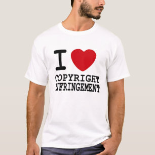 I Herz-Urheberrechtsverletzung T-Shirt