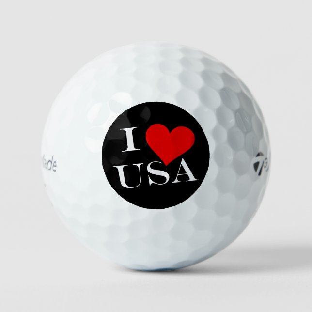 I Herz USA, Gew. tmtp5 gbcnt Golfball (Vorderseite)