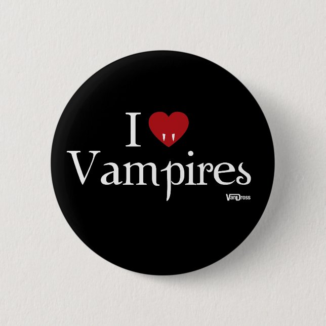 I Herz-Vampire Button (Vorderseite)