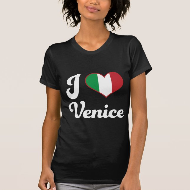 I Herz Venedig Italien (Liebe) T-Shirt (Vorderseite)