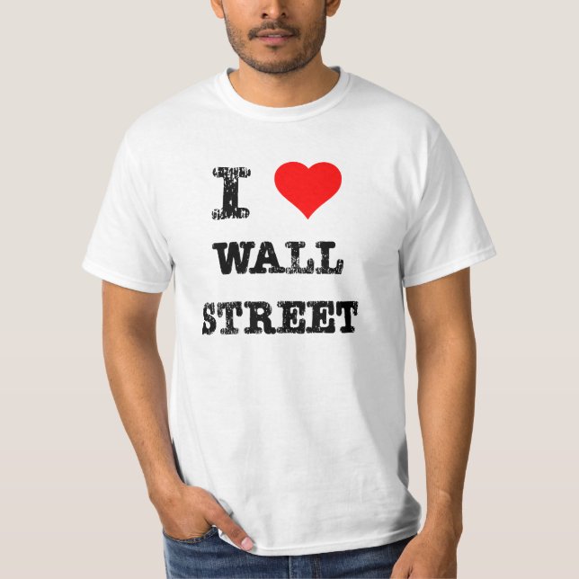 I Herz Wall Street T-Shirt (Vorderseite)