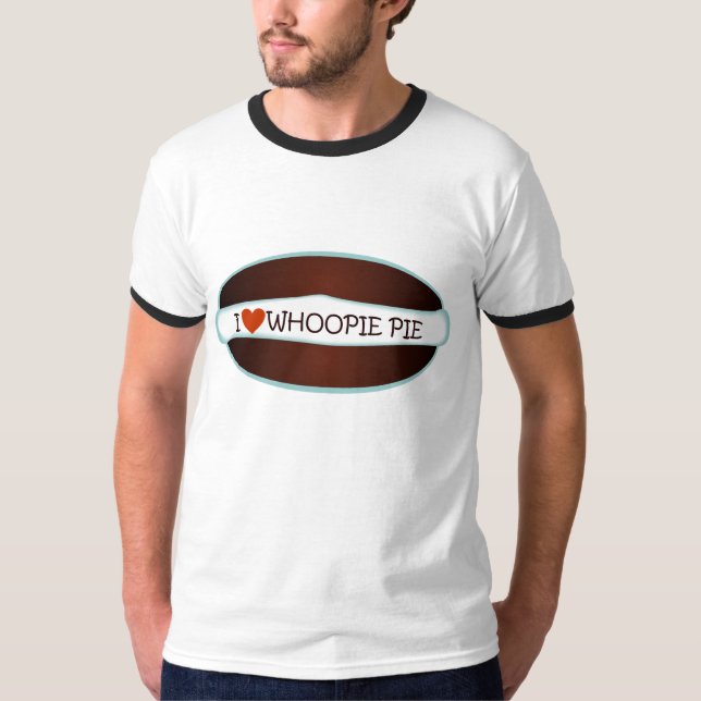 I Herz Whoopie Torte T-Shirt (Vorderseite)