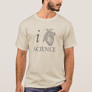 I Herz-Wissenschafts-Nerdgeek-Spaß-lustiges T-Shirt