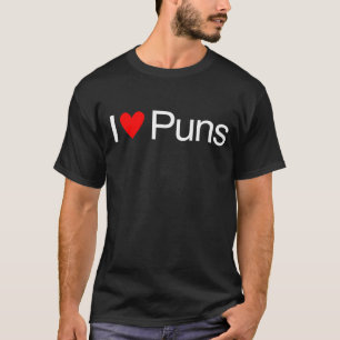 I Herz-Wortspiele T-Shirt