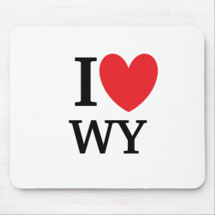 I Herz Wyoming Mousepad