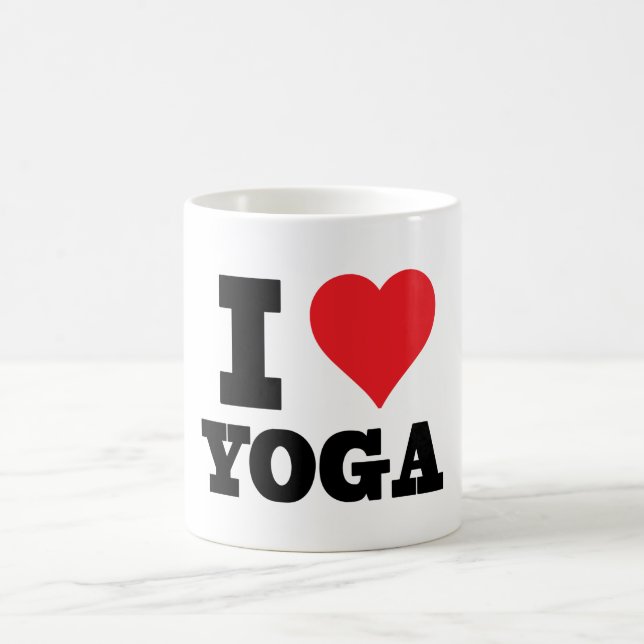 I Herz-Yoga-Tasse Tasse (Mittel)