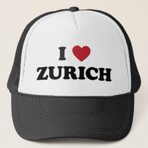 I Herz Zürich die Schweiz Truckerkappe