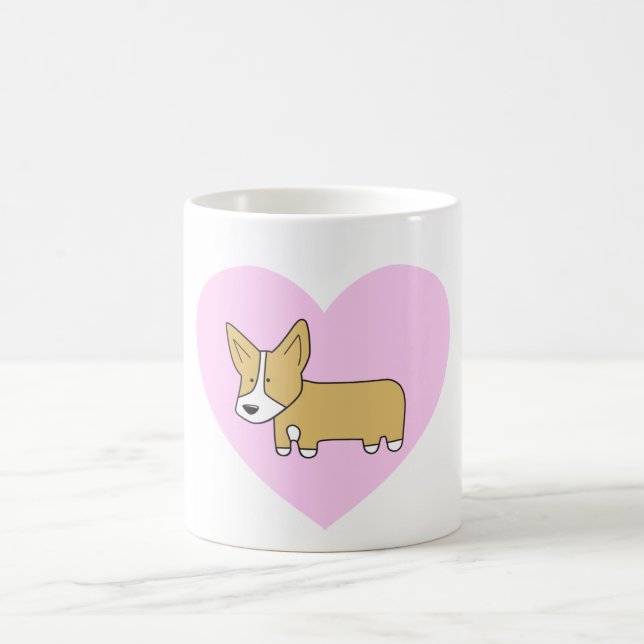 I Herzcorgis-Tasse Tasse (Mittel)
