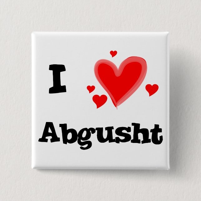 I Herzen Abgusht persisches Suppen-Rindfleisch Button (Vorderseite)
