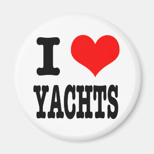 I HERZEN (LIEBE) JACHTS MAGNET