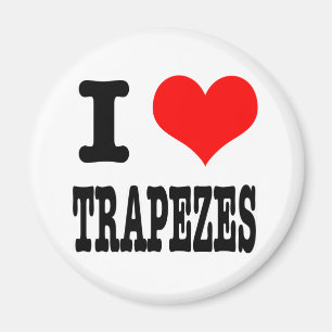 I HERZEN (LIEBE) TRAPEZES MAGNET