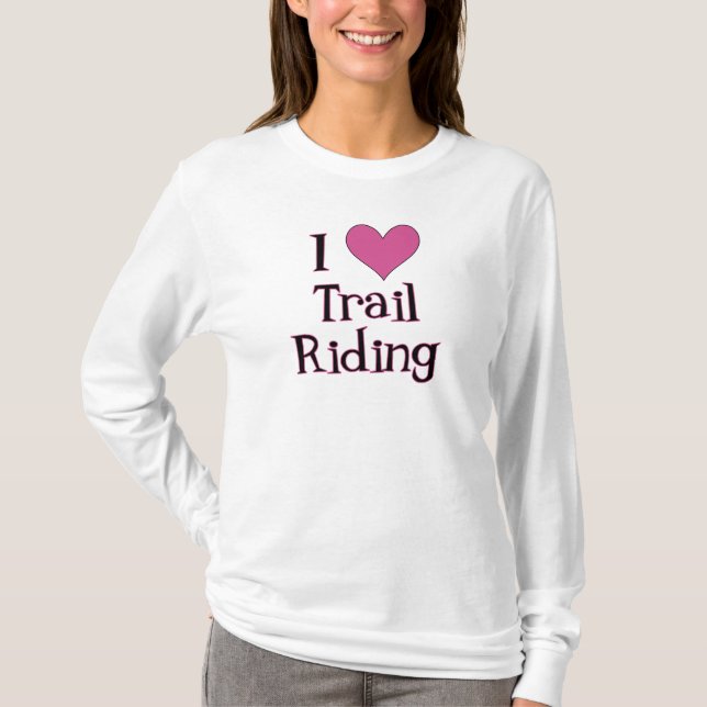 I Herzenspass Reiten T-Shirt (Vorderseite)