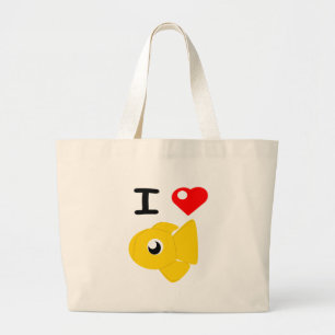 I HerzGoldfish Plushies Tasche