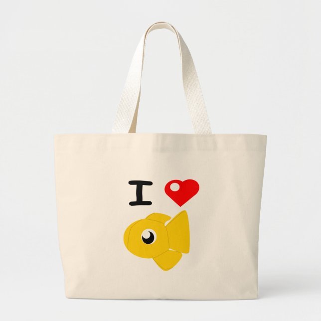 I HerzGoldfish Plushies Tasche (Vorne)