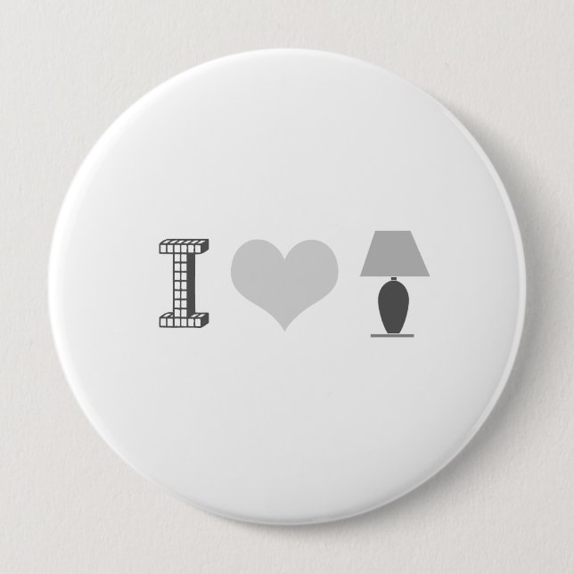 I HERZLAMPE BUTTON (Vorderseite)