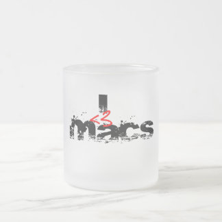 I HerzMAcs(rot) - Mac-Tasse Mattglastasse