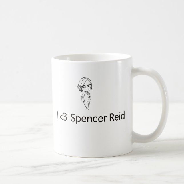 I HerzSpencer Reid Tasse (Rechts)