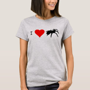 I Herztarantulas-T - Shirt (heller Stahl)