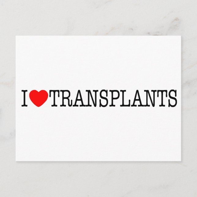I Herztransplantationen Postkarte (Vorderseite)