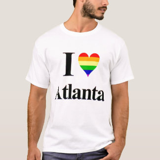 I Homosexuell-Herz Atlanta Georgia T-Shirt