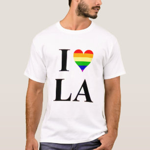 I Homosexuell-Herz Los Angeles Kalifornien T-Shirt