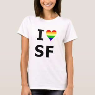I Homosexuell-Herz San Francisco T-Shirt