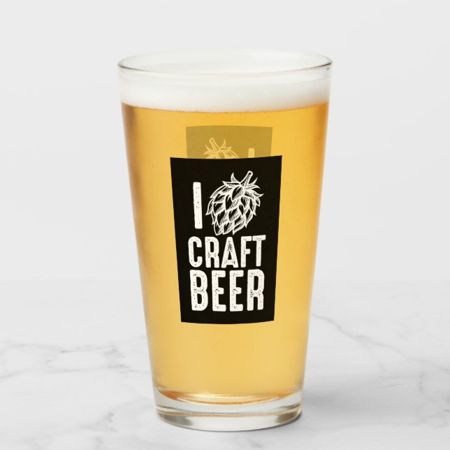 I Hop Craft Biere Glas (Vorne (Gefüllt))