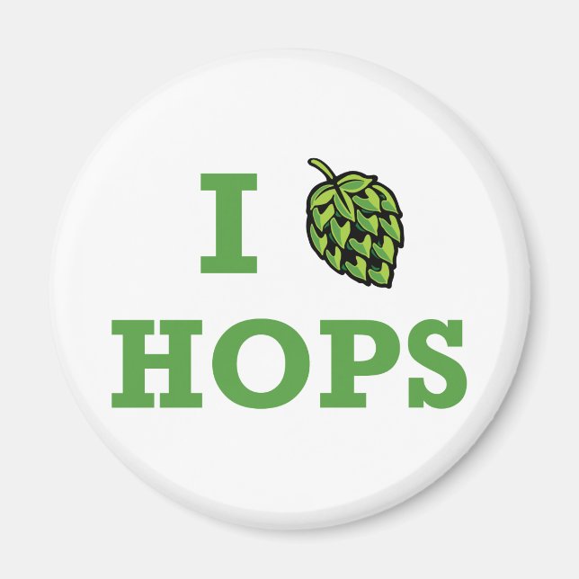 I [Hopfen] Hopfen Magnet (Vorne)