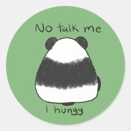 I Hungy Runder Aufkleber