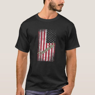 I Identifikation als geimpfte patriotische amerika T-Shirt