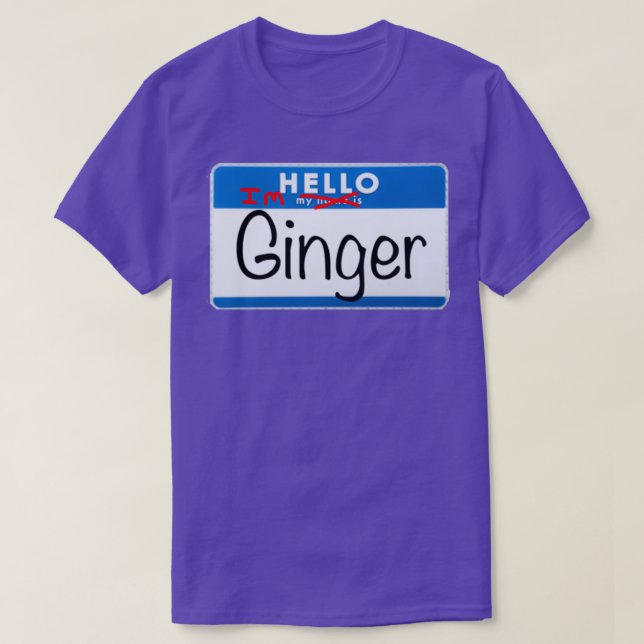 i im ginger T-Shirt (Design vorne)