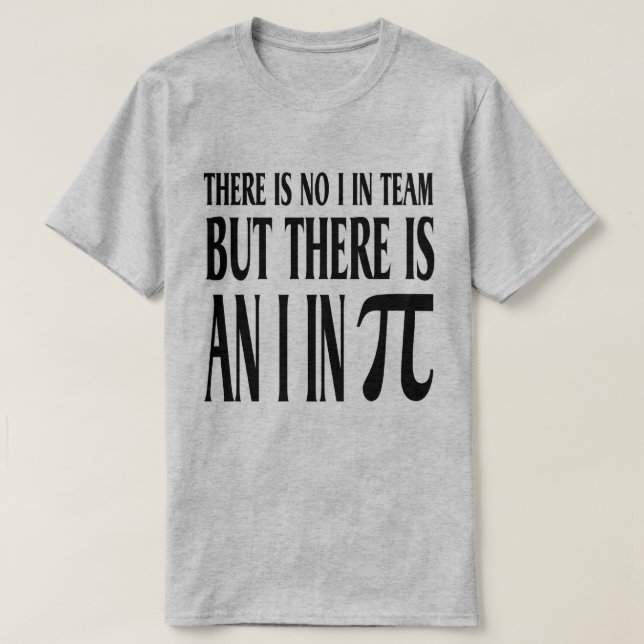 I in Pi T - Shirt (Design vorne)