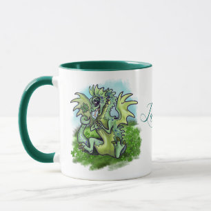 " i is Lucky" lil'dragon Kleeblatt Tasse