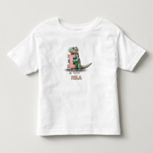 I ist für Isla – Personalisiertes T-Shirt für Klei