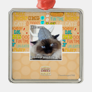 I ist gekommen, ur Dorf zu plündern Ornament Aus Metall