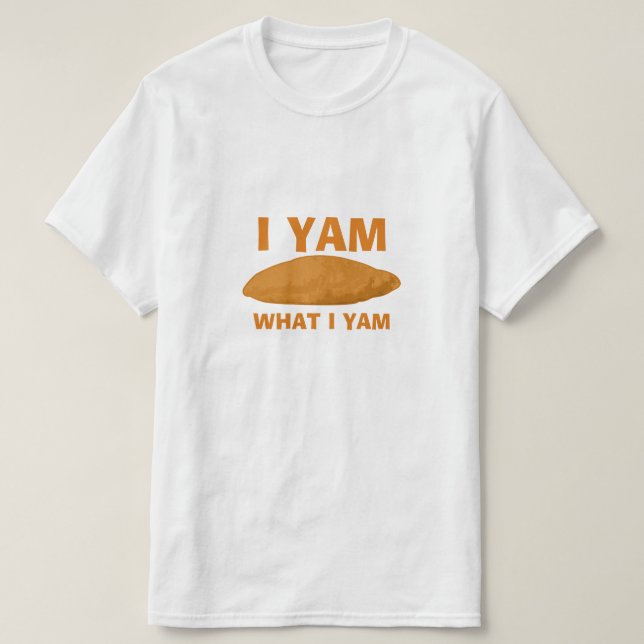 I Jamswurzel was i-Jamswurzel T-Shirt (Design vorne)