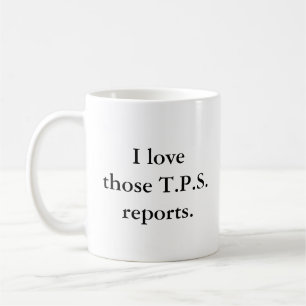 I jene Liebe T.P.S. Reports Kaffeetasse
