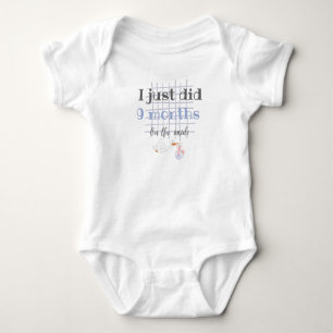 I just did 9 months  - baby jail  strampler
