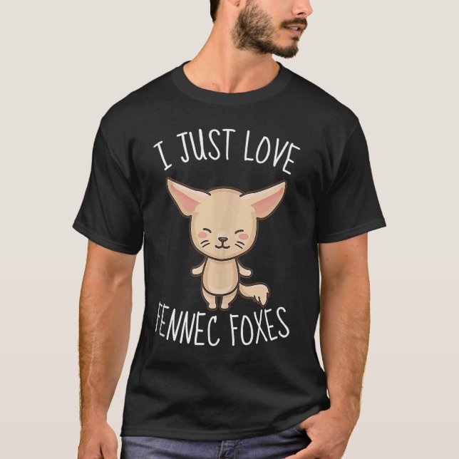 I just Liebe Fennec Füchse Tank Top (Vorderseite)