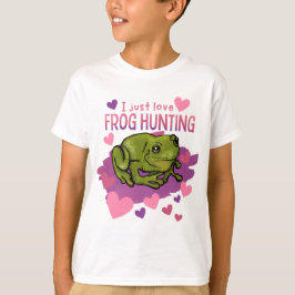 I just Liebe Frosch Jagen T-Shirt