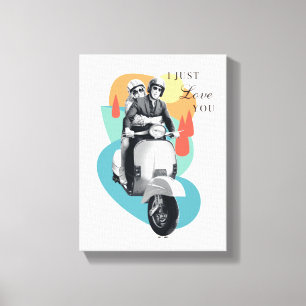 "I just Liebe You" Tanya & Greg - Der weiße Lotus Leinwanddruck