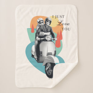 "I just Liebe You" Tanya & Greg - Der weiße Lotus Sherpadecke