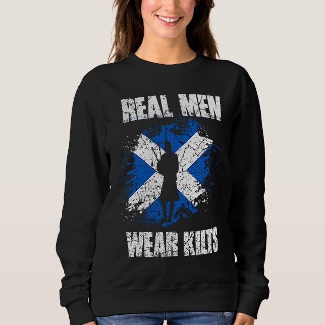 I just need to go to Scotland Funny Scotland Flag  Sweatshirt (Vorderseite)